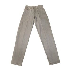 Vintage 1995 Levi's 550 Jeans 28x32 Made USA Gray Taupe Measures 26x31.5